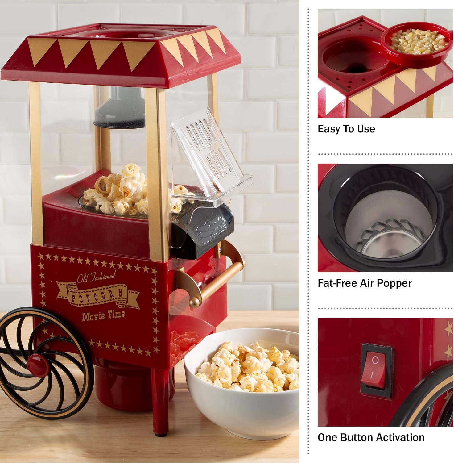 Vintage Hot Air Popcorn Maker